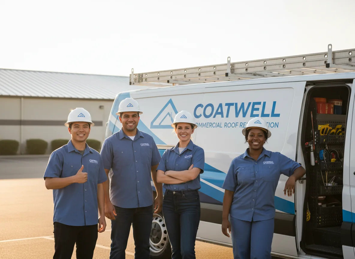 Commercial roof coating company in Harveyville, KS